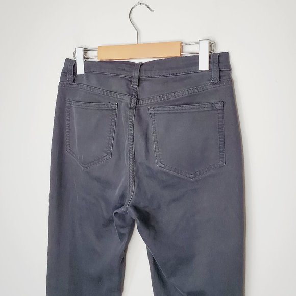 FREE PEOPLE High Rise Cropped Black Skinny Jeans - Picture 6 of 10